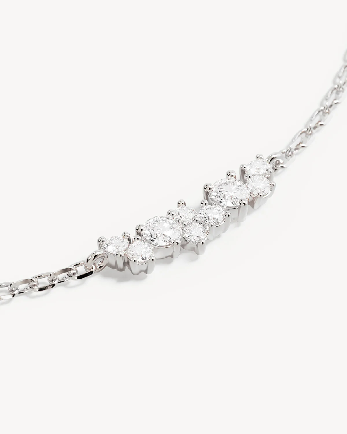 Sterling Silver Crystal Dust Choker - Image 3