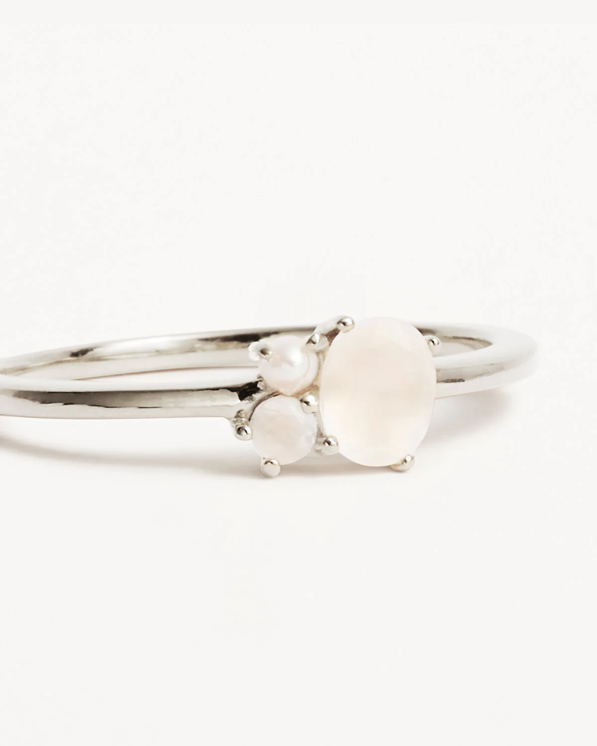 Sterling Silver Kindred Birthstone Ring - June - Image 3