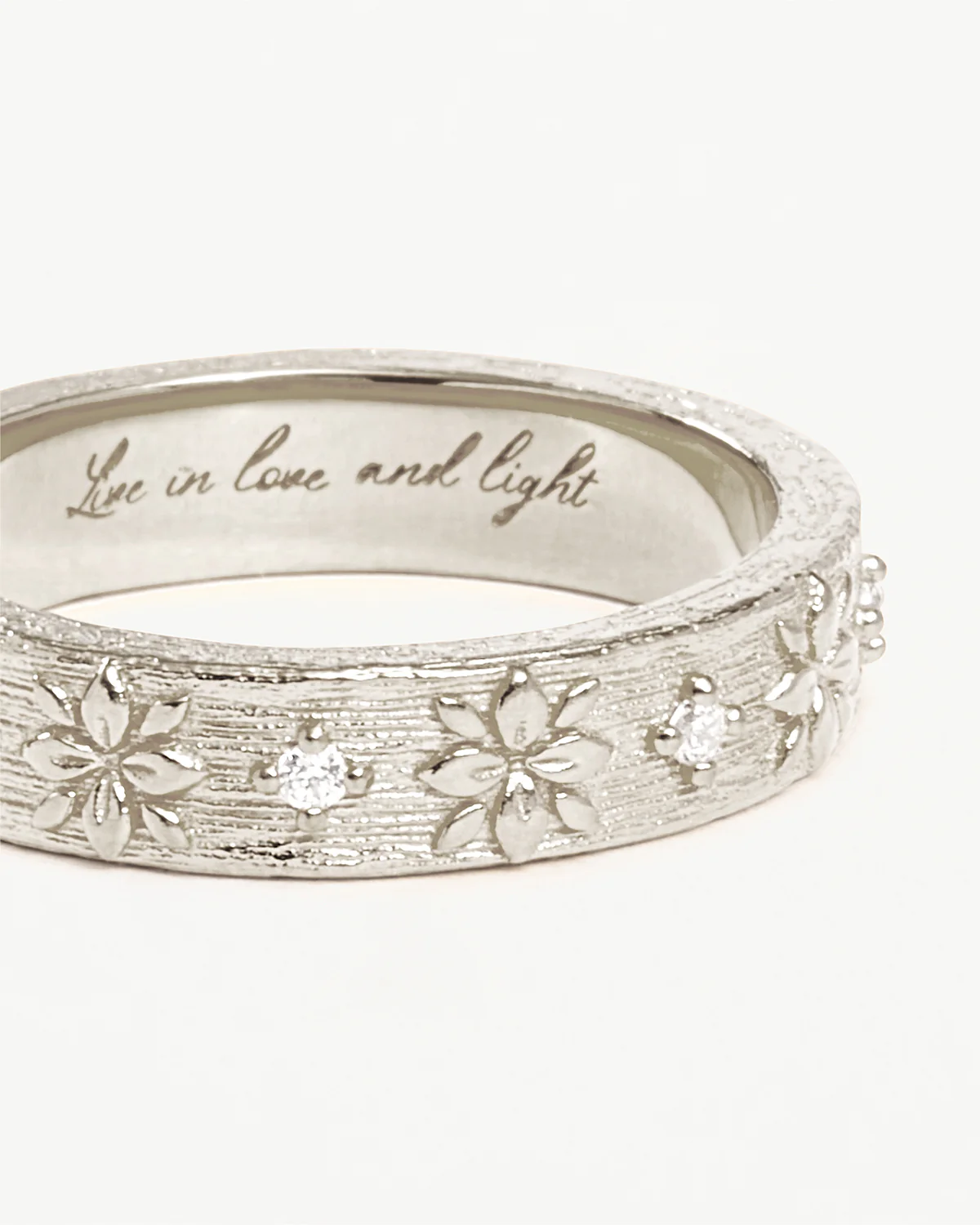 Sterling Silver Live in Grace Ring - Image 3