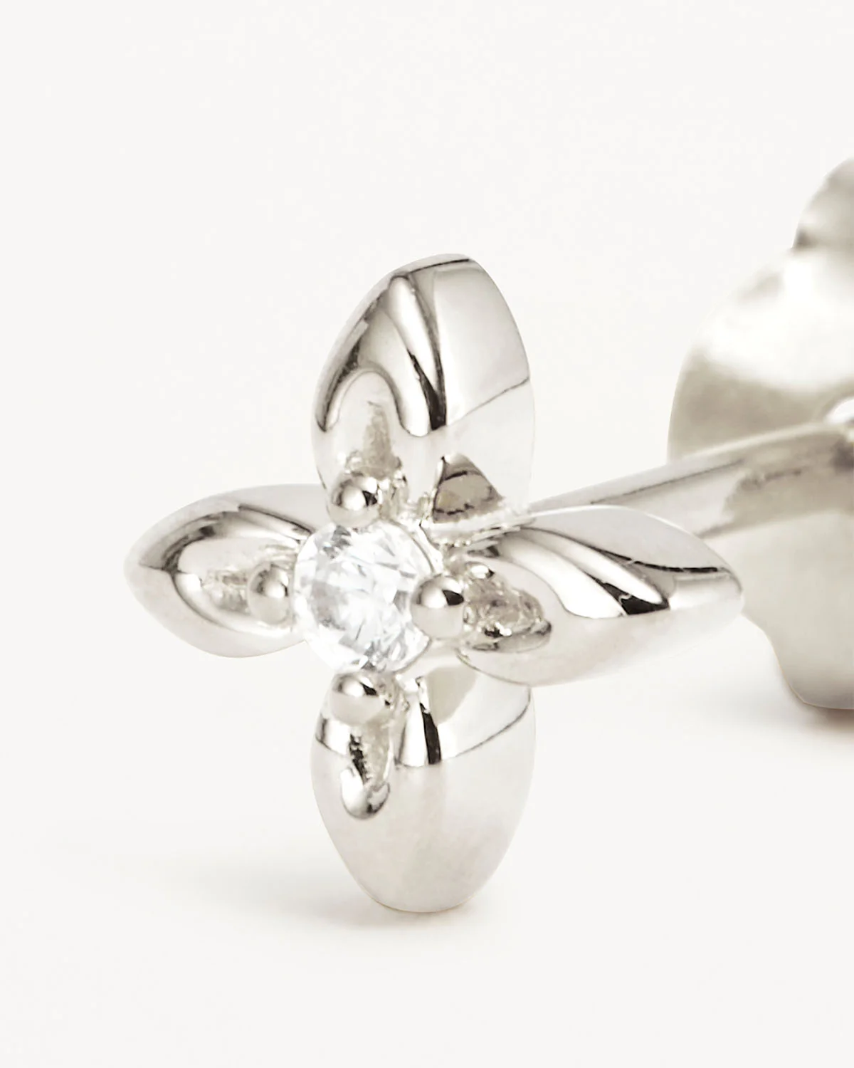Sterling Silver Live in Light Stud Earrings - Image 3