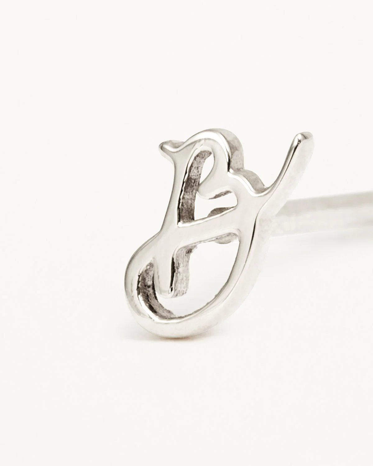 Sterling Silver Love Letter Earring - Image 3