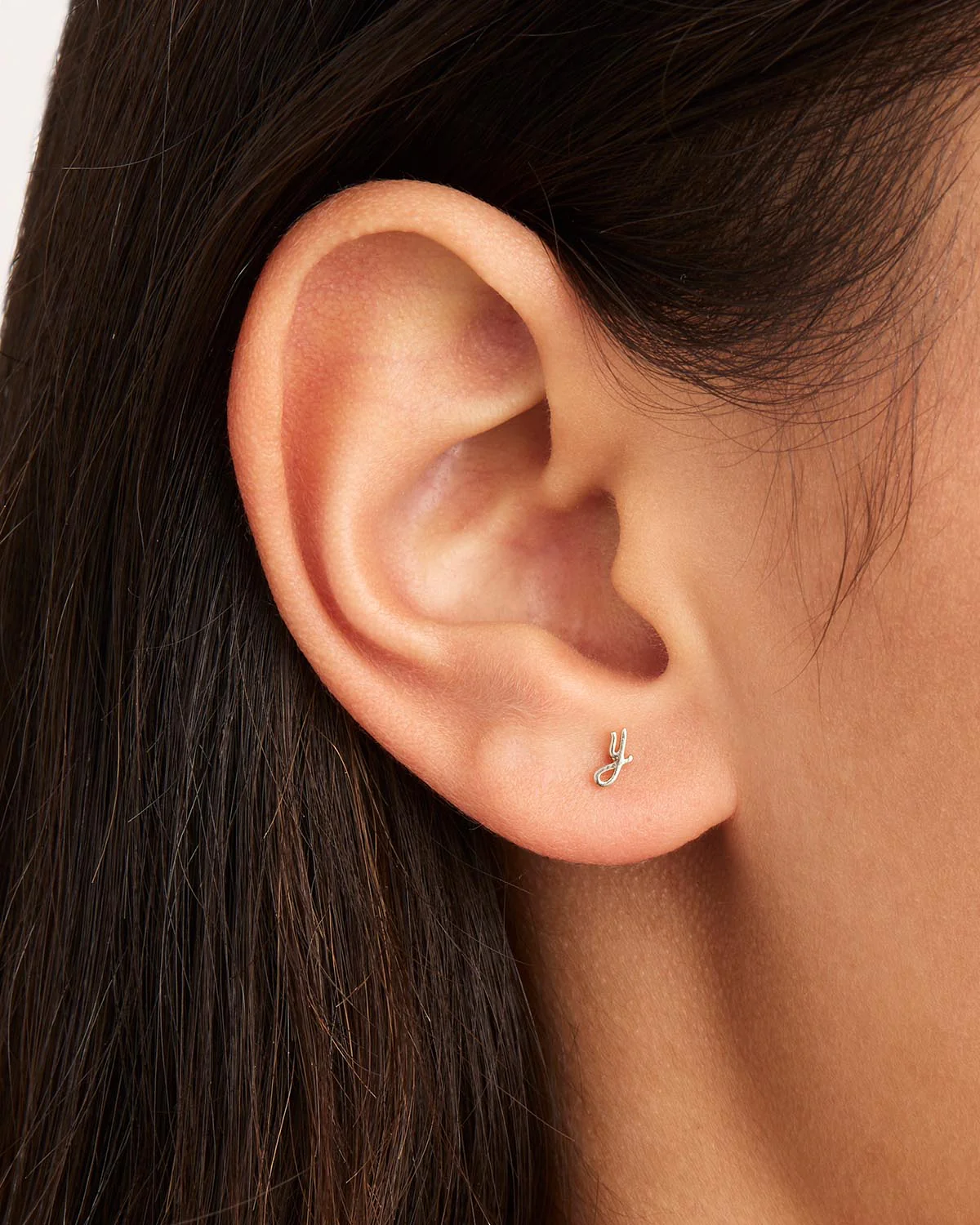 Sterling Silver Love Letter Earring - Image 73