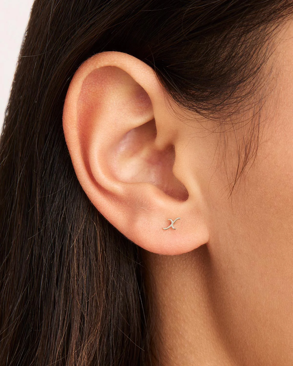Sterling Silver Love Letter Earring - Image 75