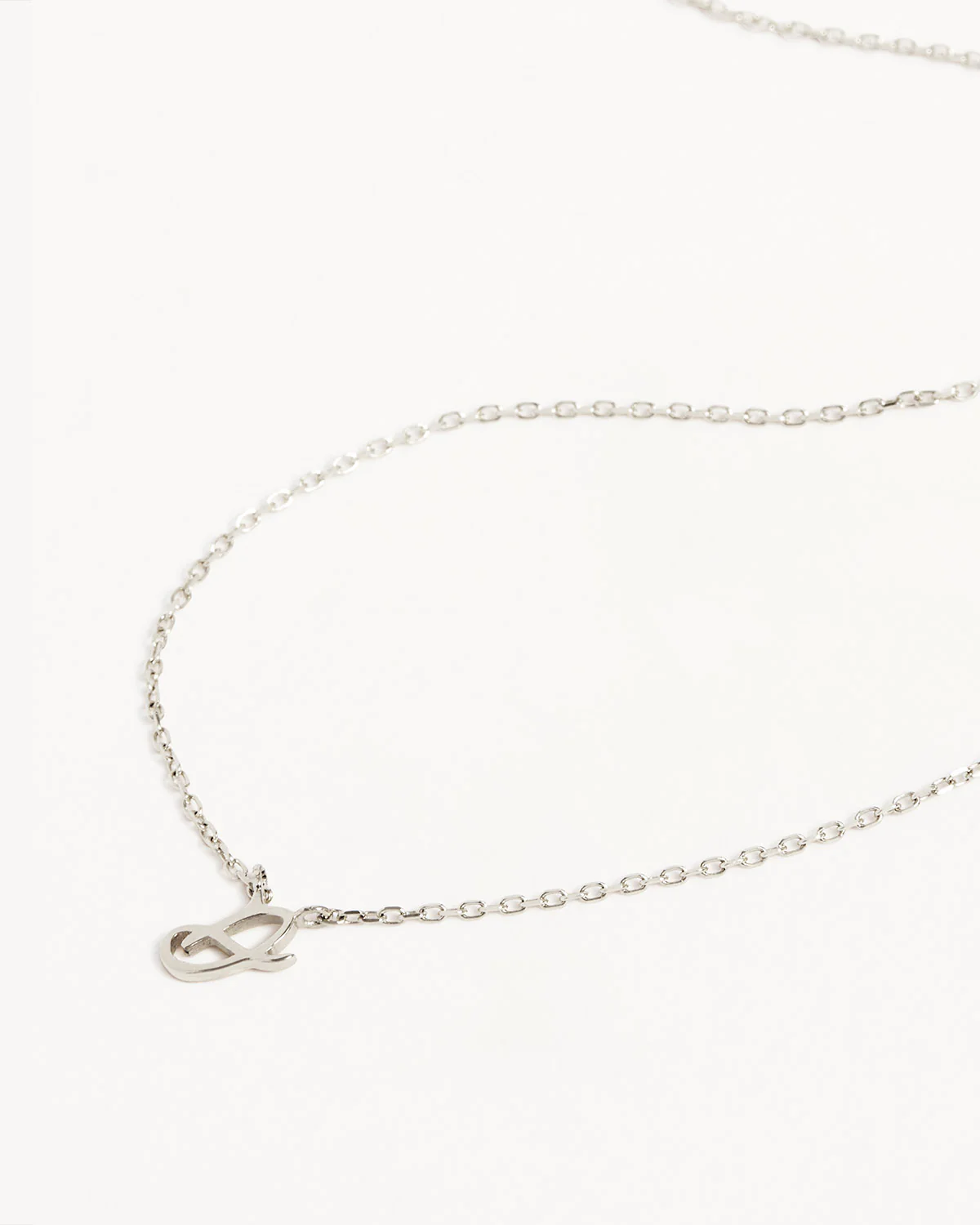 Sterling Silver Love Letter Necklace