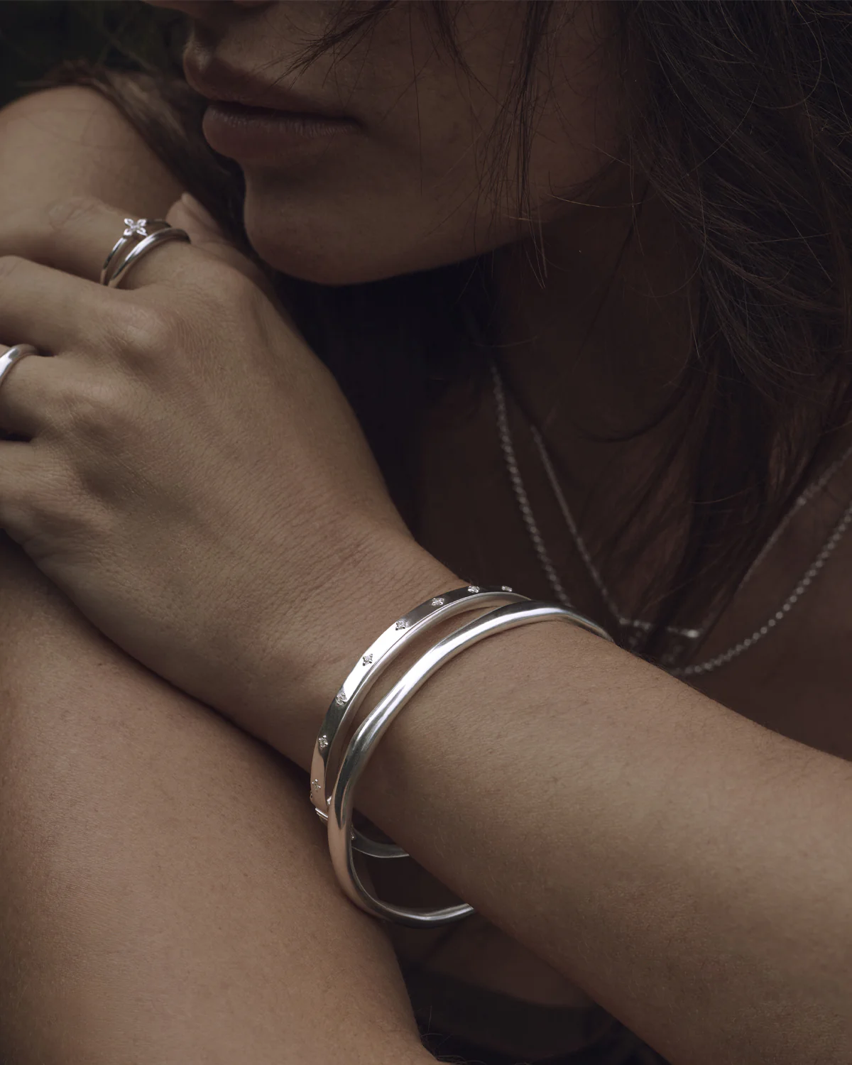 Sterling Silver Lover Bangle - Image 4