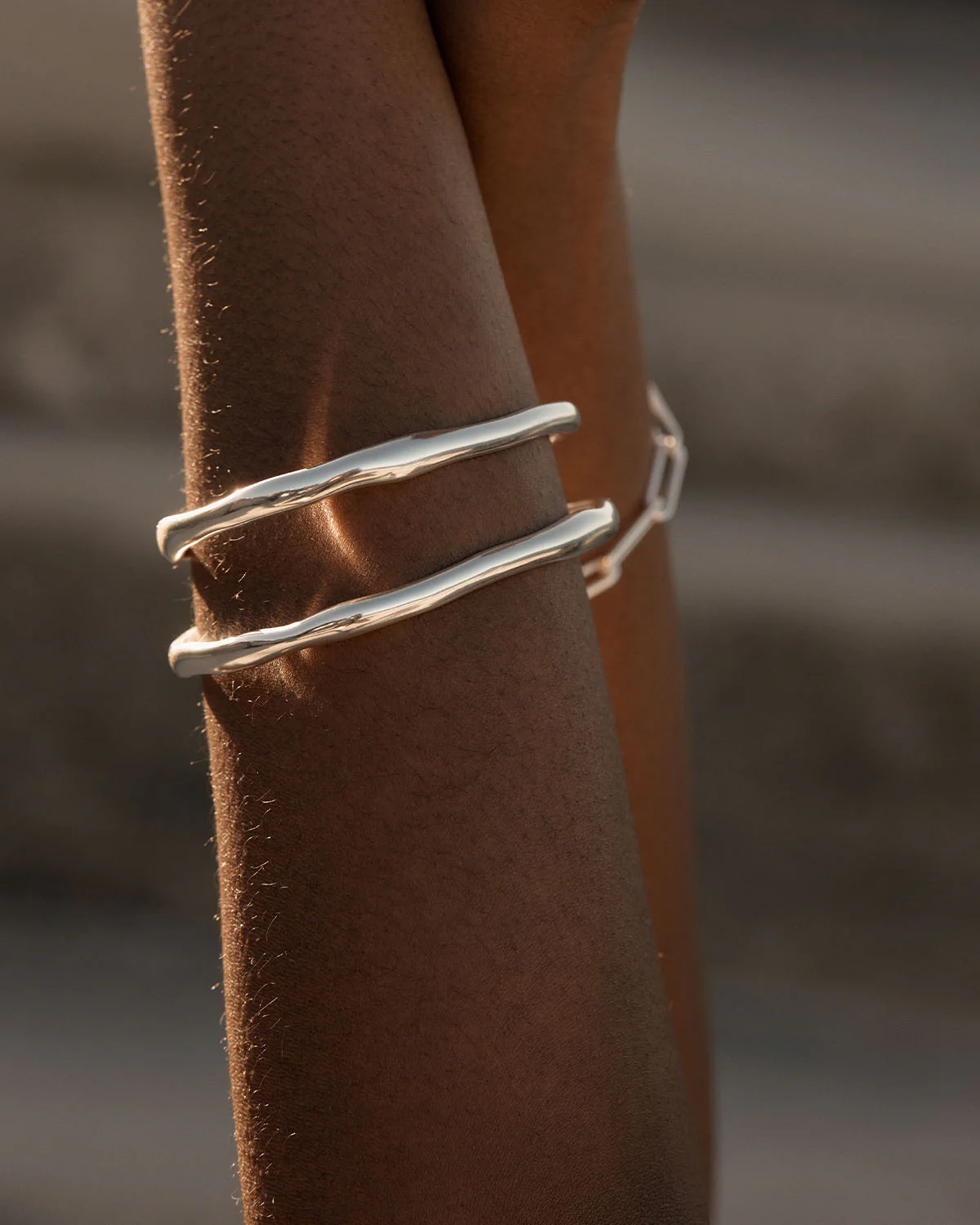 Sterling Silver Lover Cuff - Image 4
