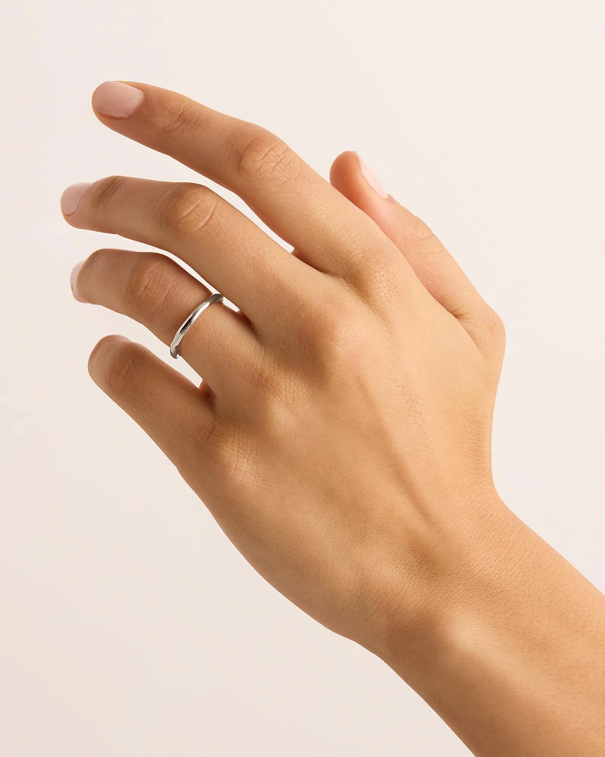 Sterling Silver Lover Thin Ring - Image 2